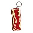 Sizzling Bacon Plush Key Chain with Sound